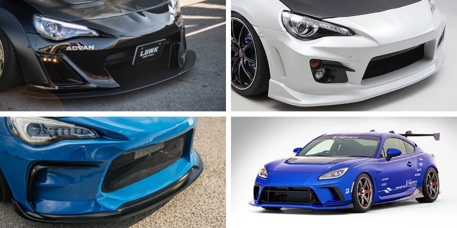 Các Cách Độ Xe Subaru BRZ - Chiến Mã 2025 4 Độ cản trước / ca-lăng xe Subaru BRZ