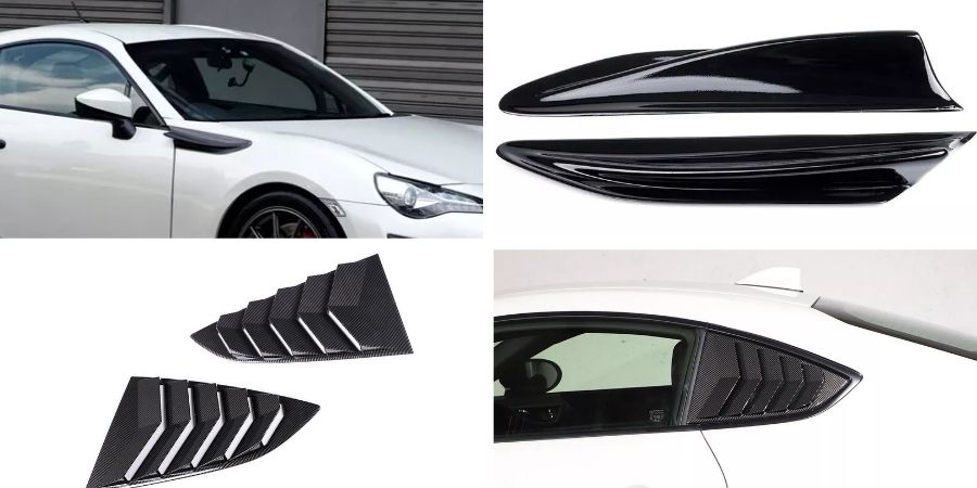 Các Cách Độ Xe Subaru BRZ - Chiến Mã 2025 5 Độ ốp nhựa trên Subaru BRZ