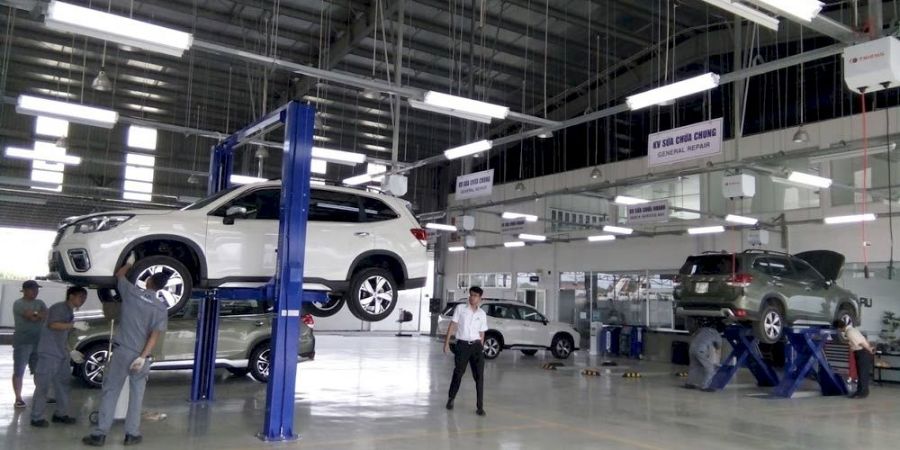 xuong dich vu subaru minh thanh