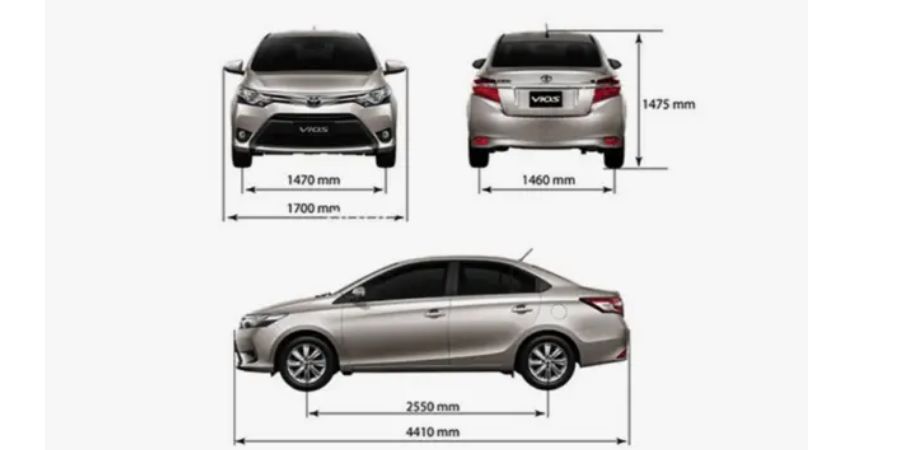 Kích thước xe bán tải: So sánh đầy đủ các mẫu xe 2025 tại Việt Nam 4 Chiều rộng tổng thể