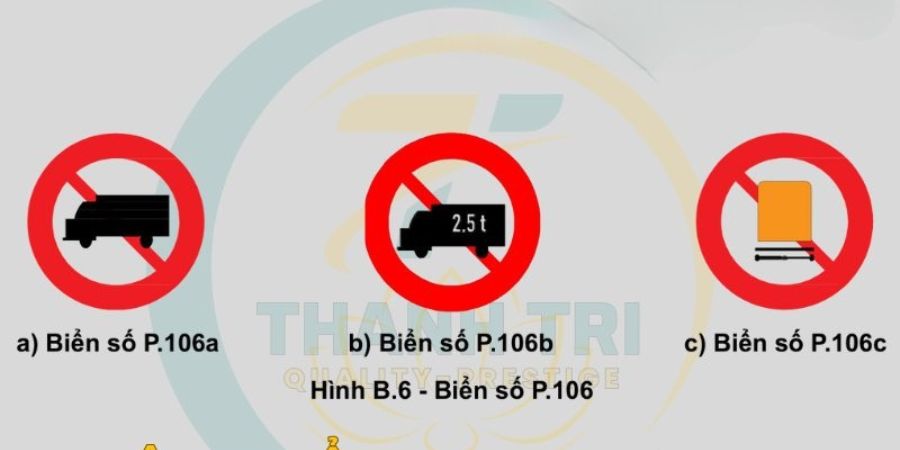 P.106a, P.106b hoặc P.106c