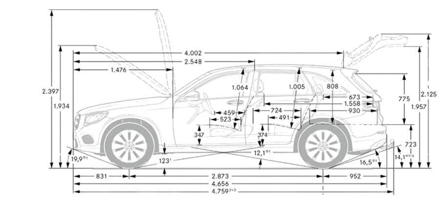 Kích thước xe ô tô các loại đầy đủ nhất 2025 4 kich thuoc xe oto 03