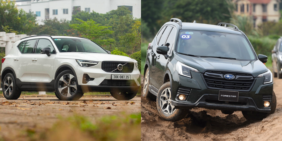 Gioi thieu Subaru Forester hay Volvo XC40 – Dau la lua chon SUV ly tuong nam 2025
