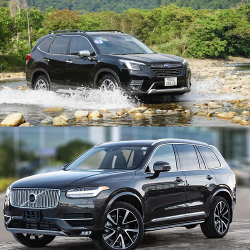 So sánh Subaru Forester 2022 và Volvo XC90 2025