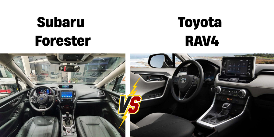 So sánh Subaru Forester 2022 và Toyota RAV4 2020 5 So sanh noi that va trang bi tien nghi
