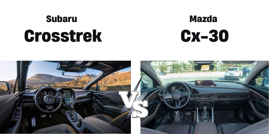So sánh Subaru Crosstrek và Mazda CX-30. Mua xe nào? 5 So sanh noi that
