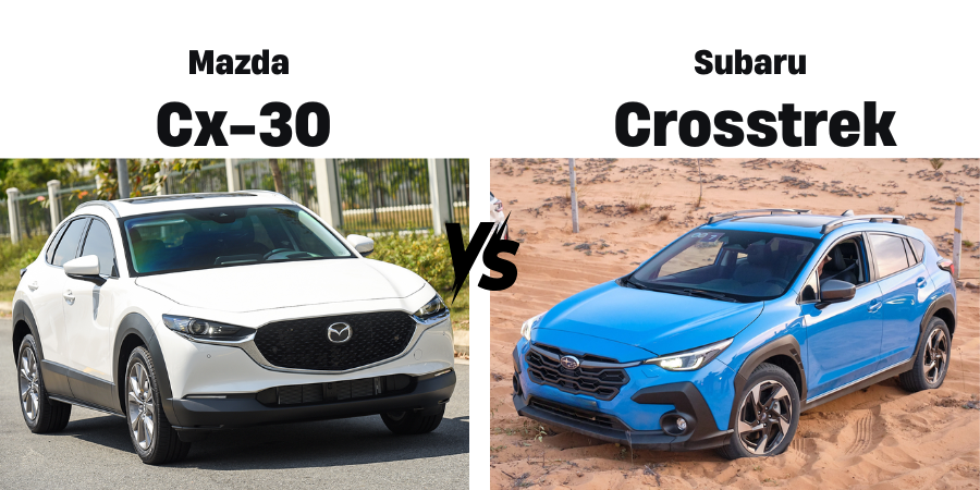 So sánh Subaru Crosstrek và Mazda CX-30. Mua xe nào? 4 So sanh thiet ke ngoai that 3