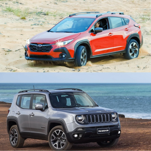 So sánh Subaru Crosstrek 2024 và Jeep Renegade 2019. Mua xe nào?