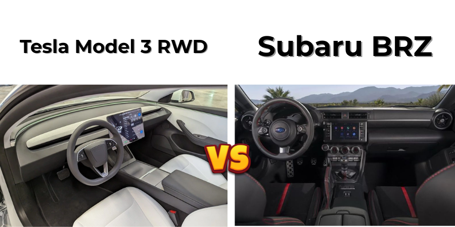 So sánh Subaru BRZ và Tesla Model 3 RWD. Xăng hay điện lợi hơn? 4 Layout va Khong Gian Su Dung