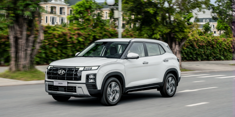 Khám phá Top 10 xe ô tô gầm cao 2025 – Lựa chọn phù hợp cho gia đình 5 Hyundai Creta – SUV hang B 599 – 699 trieu dong