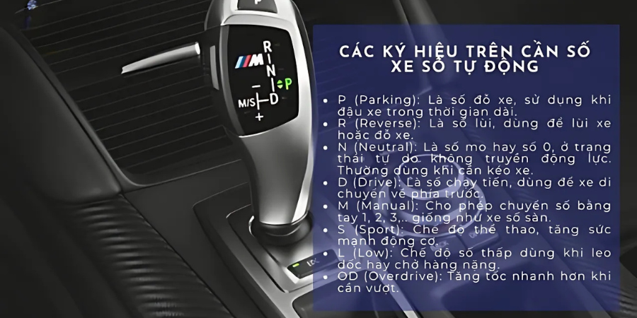 Hướng dẫn chuyên sâu các ký hiệu cần số xe số tự động 3 Xe so tu dong la gi va uu diem