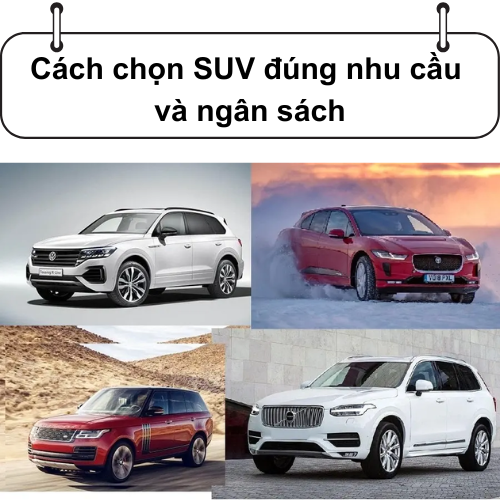 Cách chọn SUV đúng nhu cầu và ngân sách
