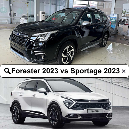 Đánh giá Subaru Forester 2023 vs Kia Sportage 2023