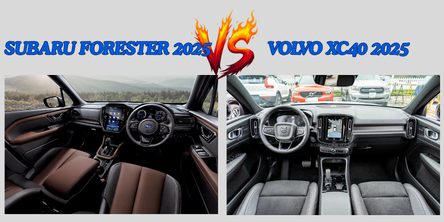 FORESTER 2.5 2025 VS VOLVO XC40 2025