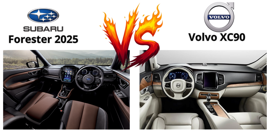 Forester 2025 vs Volvo XC90