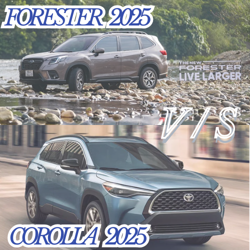 So sánh Subaru Forester 2.5 2025 và Toyota Corolla Cross 2025