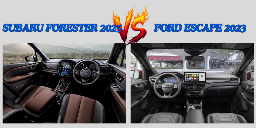 SUBARU FORESTER 2025 VS FORD ESCAPE 2023