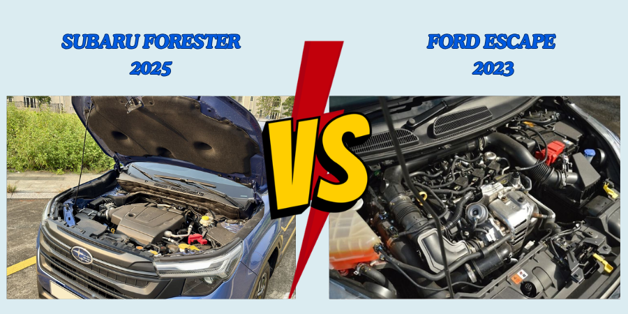 So sánh động cơ Subaru Forester 2025 và Ford Escape 2023