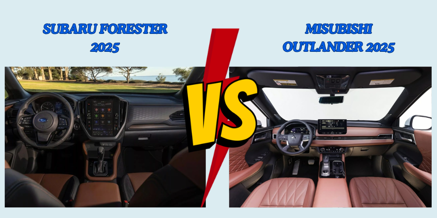SUBARU FORESTER 2025 VS MISUBISHI OUTLANDER 2025