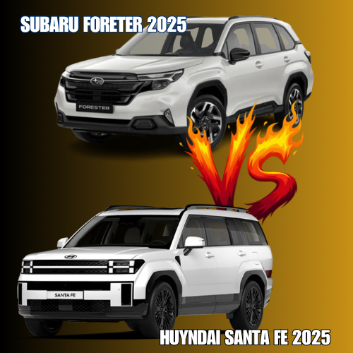 So sánh Subaru Forester 2.5 2025 và Hyundai Santa Fe 2025 Lựa chọn nào là phù hợp nhất?