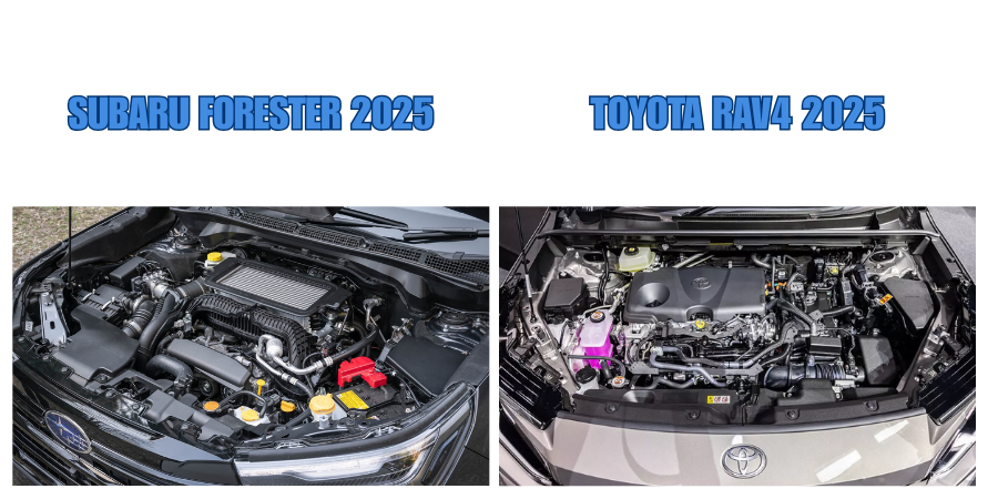 Subaru Forester 2025 và Toyota RAV4 2025