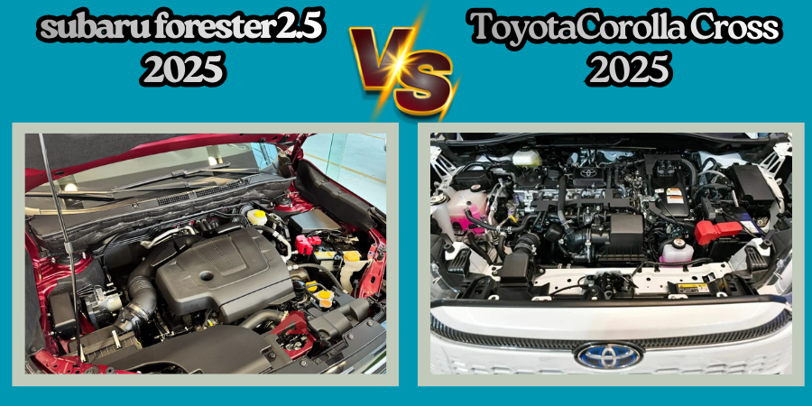 Động cơ của Subaru Forester 2.5 2025 vs Toyota Corolla Cross 2025