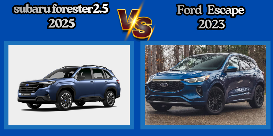 Ngoại thất Forester 2.5 2025 và Ford Escape 2023
