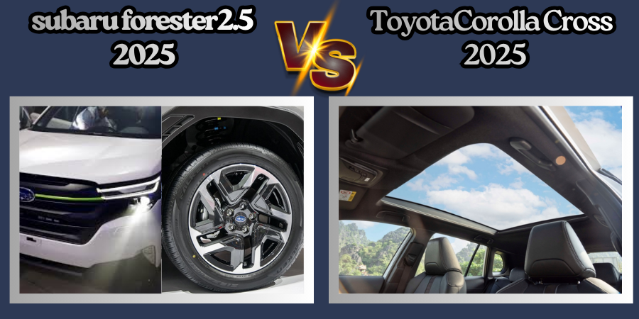 Tiện nghi Subaru Forester 2.5 2025 vs Corolla Cross 2025