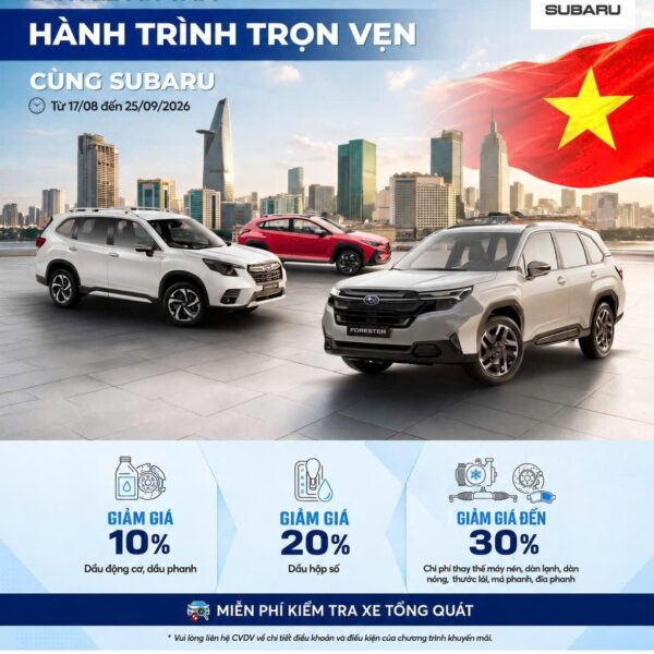 ÄÃ“N Lá»„ AN TÃ‚M â€“ HÃ€NH TRÃŒNH TRá»ŒN Váº¸N CÃ™NG SUBARU