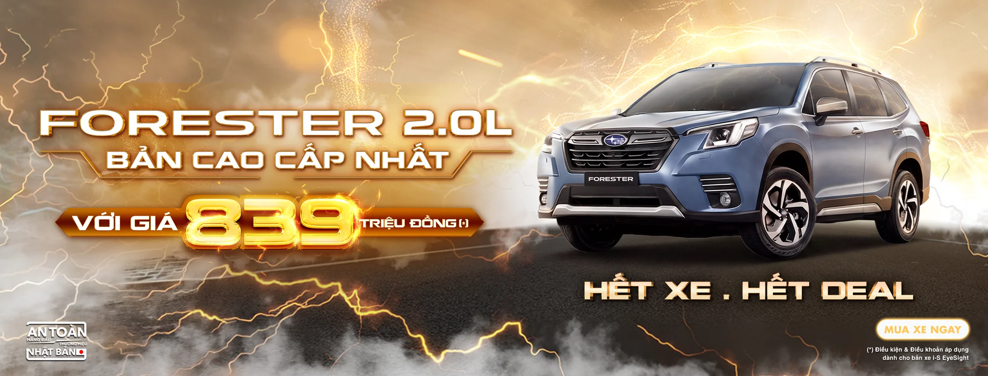 Subaru Forester 2.0L báº£n cao cáº¥p nháº¥t â€“ khuyáº¿n mÃ£i thÃ¡ng 9/2026