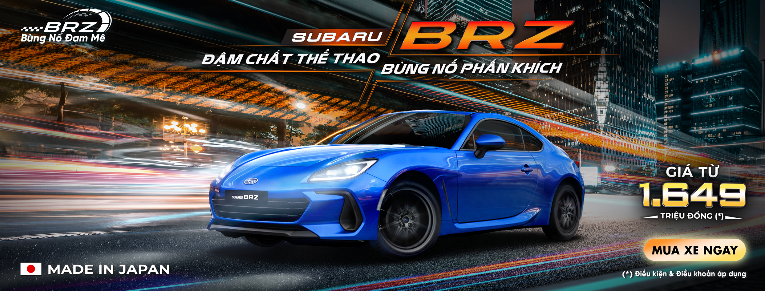 Banner Subaru BRZ | Subaru Äá»“ng Nai